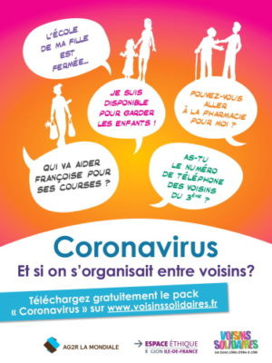 Coronavirus : et si on s’organisait entre voisins ? Coronavirus : et si on s’organisait entre voisins ?