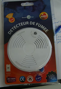 ACTU/ Avis de rappel de détecteurs de fumée de marque AREV TECHNIC